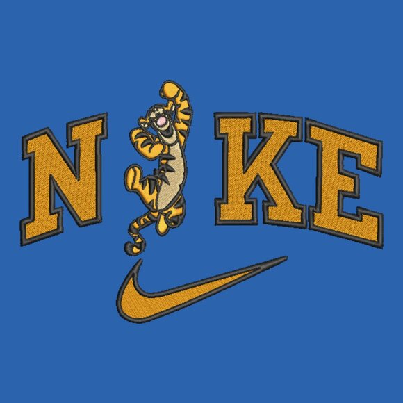 Nike Tigger Embroidered Adult Unisex Crewneck Sweatshirt Winnie Pooh - Picture 14 of 14